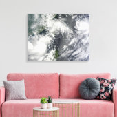 Toile Trois fortes tempêtes (Insitu(Salon))