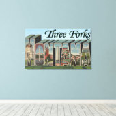 Toile Trois Fourches, Montana (Insitu (Plancher de Bois))