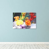 Toile Trois hippocampes (Insitu (Plancher de Bois))