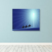 TOILE TROIS HOMMES SAGES VONT POUR L'ÉTOILE DE BETHLEHEM (Insitu (Plancher de Bois))