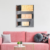 Toile Trois joints cylindriques avec impressions, (Insitu(Salon))