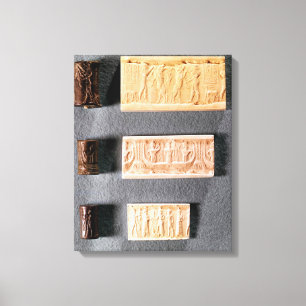 Toile Trois joints de cylindre avec des impressions,
