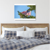 Toile Trois mini-drapeaux américains (Insitu(Chambre))