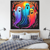 Toile Trois modèles Éffrayants d'Halloween (Insitu(Chambre))