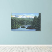 Toile Trois monts Sisters près de Bend, OU de Scott (Insitu (Plancher de Bois))