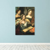 Toile Trois musiciens (Insitu (Plancher de Bois))