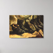 Toile Trois paires de chaussures de Vincent van Gogh (Recto)