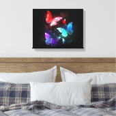 Toile Trois papillons brillants sur l'arrière - plan de (Insitu(Chambre))