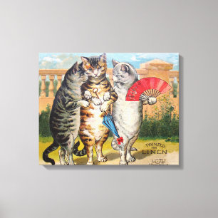Toile Trois Petits Chatons Illustration de Mère l'Oie