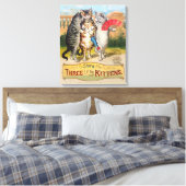 Toile Trois Petits Chatons Illustration de Mère l'Oie (Insitu(Chambre))
