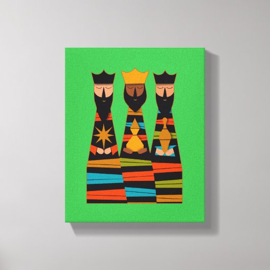 Toile Trois Sages Modernes de milieu de siècle (Recto)