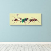 Toile Trois souris aveugles (Insitu (Plancher de Bois))
