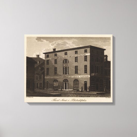 Toile Troisième rue à Philadelphie (Recto)