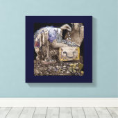 Toile Troll de coffre au trésor (Insitu (Plancher de Bois))