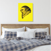Toile Troll schwarz gelen design (Insitu(Chambre))