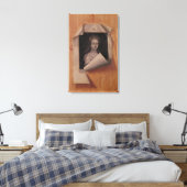 Toile Trompe l'Oeil Portrait d'une dame (Insitu(Chambre))