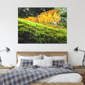 Toile Tronc d'arbre dans une mousse luxuriante - (Insitu(Chambre))