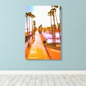 Toile Tronc Nord Du Quai Oceanside 16x24 Pouce (Insitu (Plancher de Bois))