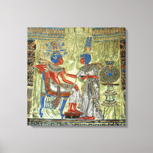 Toile Trône de Tutankhamon