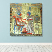 Toile Trône de Tutankhamon (Insitu (Plancher de Bois))