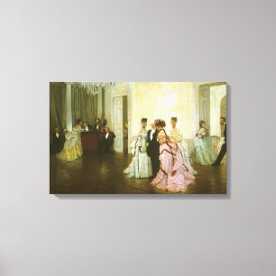 Toile Trop Tôt par James Tissot, Art Victorien Ancien