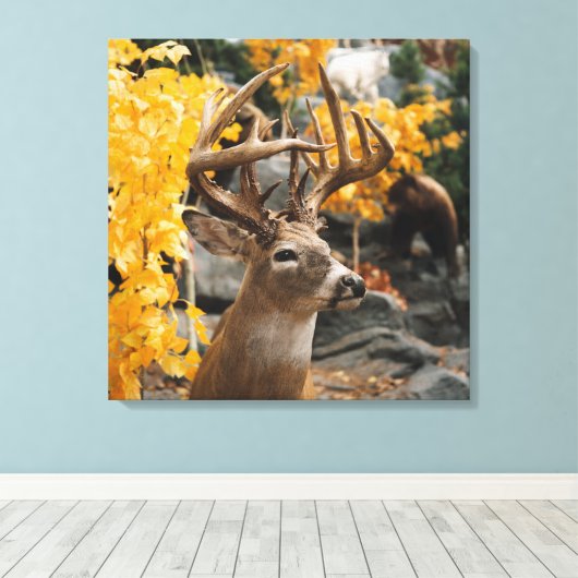 Toile Trophée Deer (Insitu (Plancher de Bois))