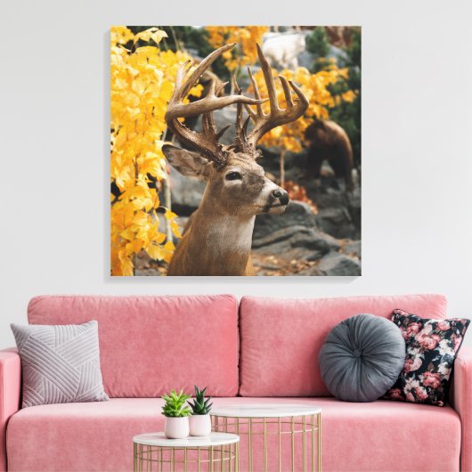 Toile Trophée Deer (Insitu(Salon))