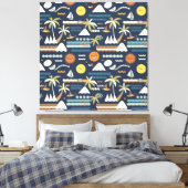 Toile Tropical Beach Fun Motif (Insitu(Chambre))