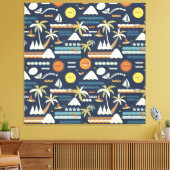 Toile Tropical Beach Fun Motif (Insitu(Salon))