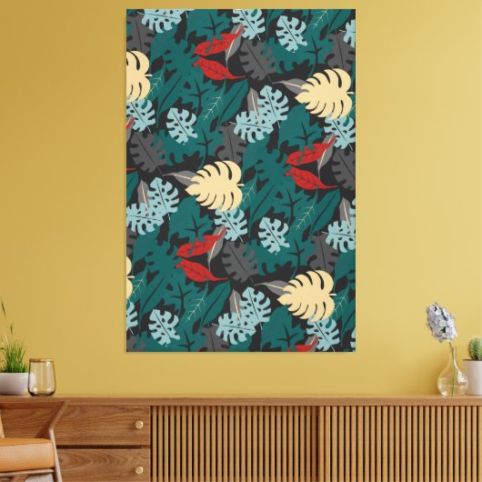 Toile Tropical foncé (Insitu(Salon))