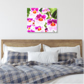 Toile Tropical Fuchsia Orchidées Enveloppée (Insitu(Chambre))