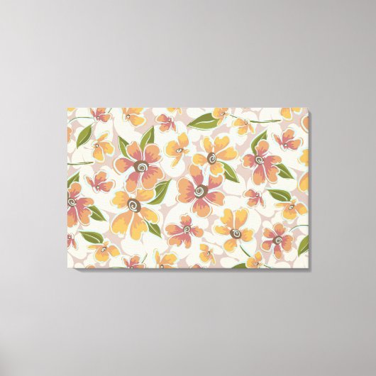 Toile Tropical Retro Botanical (Recto)