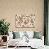 Toile Tropical Retro Botanical