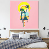 Toile Tropical Summer Sunset Sweets Paradise (Insitu(Chambre))
