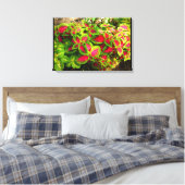 Toile tropicale Coleus vert rose (Insitu(Chambre))