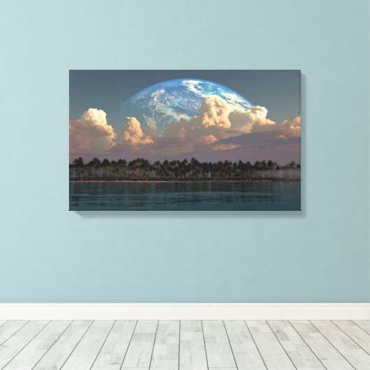 Toile Tropique d'Aquarius (Insitu (Plancher de Bois))