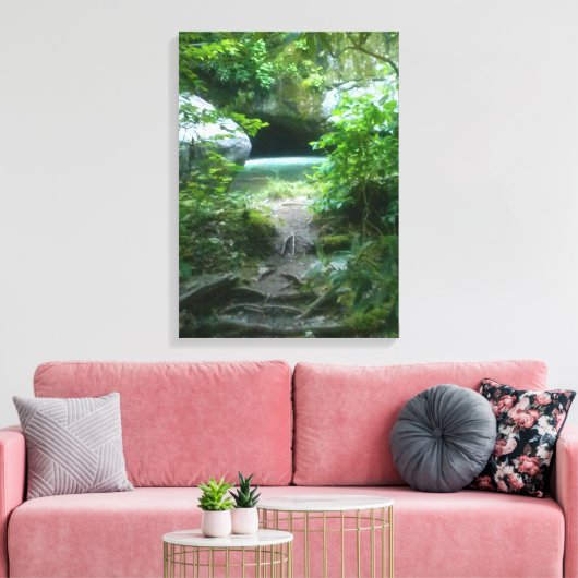 Toile Trou bleu (Insitu(Salon))