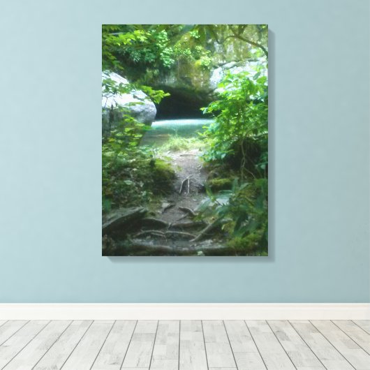 Toile Trou bleu (Insitu (Plancher de Bois))