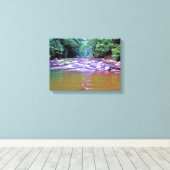 Toile Trou de natation du ruisseau de Pretty Mountains (Insitu (Plancher de Bois))