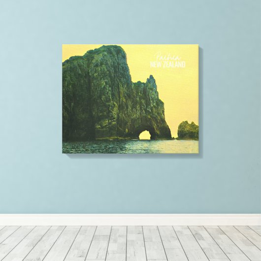 Toile Trou néo-zélandais dans la roche (Insitu (Plancher de Bois))