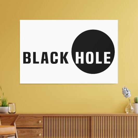 Toile Trou noir (Insitu(Salon))