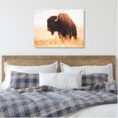 Toile Troupeau de bisons d'Amérique (Bison Bison) à Teto (Insitu(Chambre))