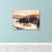 Toile Troupeau de buffles américains (Insitu (Plancher de Bois))