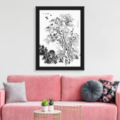 Toile Troupeau des corneilles à l'aube (Insitu(Salon))