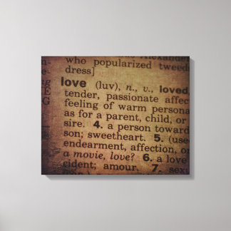 Toile Trouver un sens - Amour