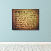 Toile Trouver un sens - Charité (Insitu (Plancher de Bois))