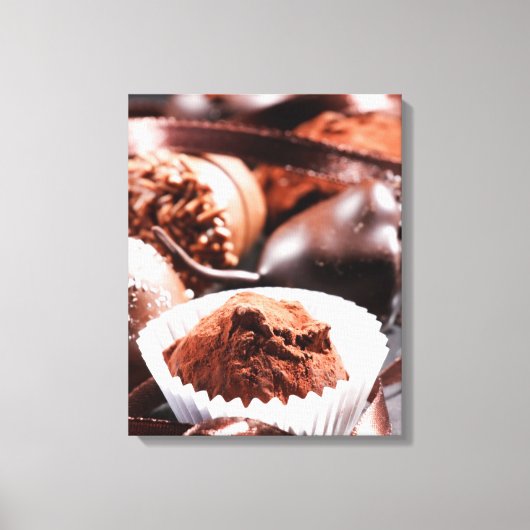 Toile Truffes au chocolat (Recto)