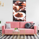 Toile Truffes au chocolat (Insitu(Salon))