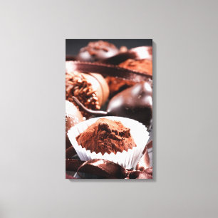 Toile Truffes de chocolat
