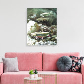 Toile truite arc-en-ciel Art 3 (Insitu(Salon))